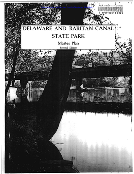 Current Delaware and Raritan Canal State Park Master Plan