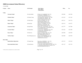 2008 Government School Directory 11-Jul-2008