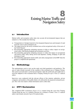 Existing Marine Traffic and Navigation Safety
