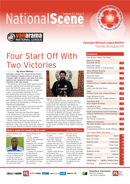 Four Start Off with Two Victories