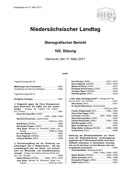 Niedersächsischer Landtag