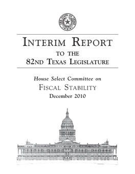 Interim Report to the 82Nd Texas Legislature