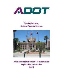 2016 Legislative Summary