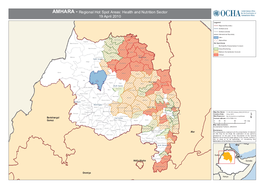 AMHARA - Regional Hot Spot Areas: Health and Nutrition Sector 19 April 2010