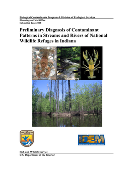 USFWS 2008 Preliminary Diagnosis of Contaminant Patterns in Streams