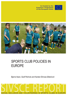 Sports Club Policies in Europe