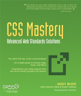 CSS Mastery Advanced Web Standards Solutions