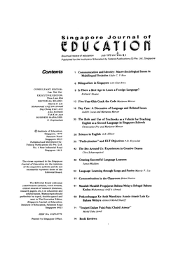 Cducatoofl.A Bi-Annualreview of Education July 1979 Vol