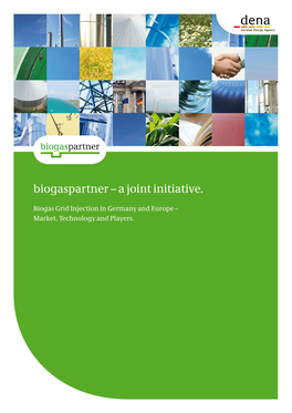 Biogaspartner – a Joint Initiative