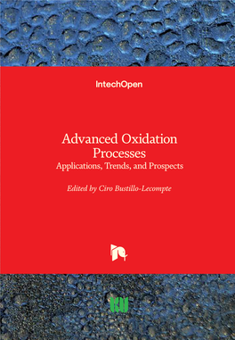 Advanced Oxidation Processes - Applications, Trends, Prospects - Applications, and Processes Oxidation Advanced