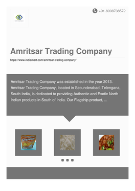 Amritsar Trading Company