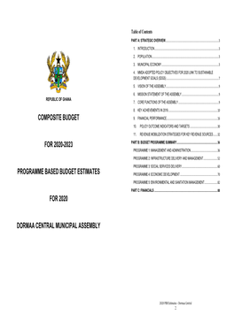 Dormaa Central Municipal Assembly