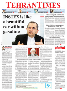 INSTEX Is Like a Beautiful Car Without Gasoline