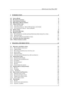 Kells Local Area Plan 2005 1