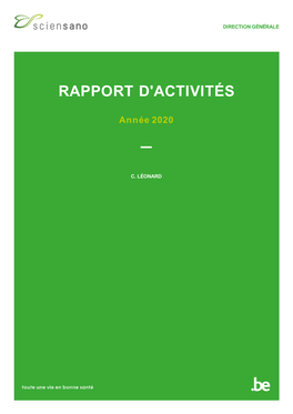 Rapport D'activités