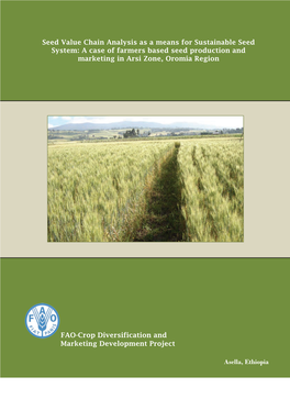 FAO-Crop Diversification and Marketing Development Project