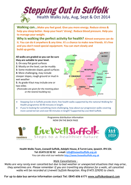 Forest Heath Health Walks