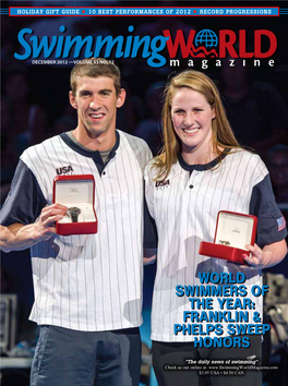 Swimming World Magazine’S 2012 World and American Swimmers of the Year