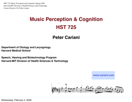 Lecture 1, Part 1: Course Introduction and Overview of the Structure of Music