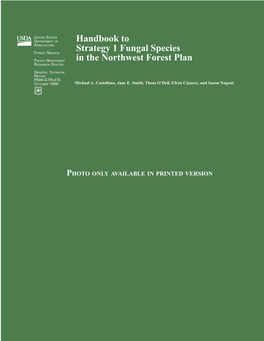 Handbook to Strategy 1 Fungal Species in the Northwest Forest