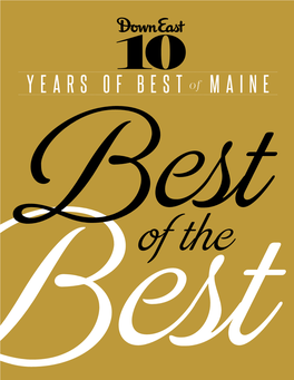 YEARS of BEST of MAINE