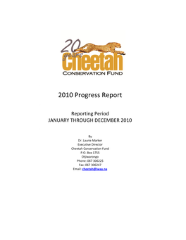 2010 Progress Report