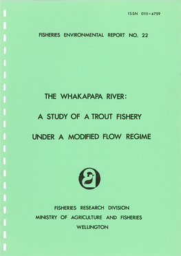 The Whakapapa River: a Study of a Trout Fishery