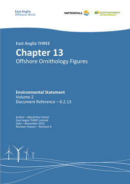 East Anglia THREE Chapter 13 Offshore Ornithology Figures