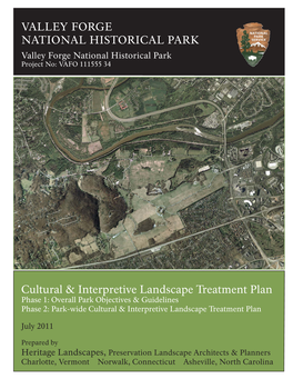 VALLEY FORGE NATIONAL HISTORICAL PARK Valley Forge National Historical Park Project No: VAFO 111555 34