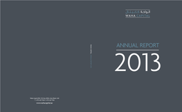 Annual Report Annual Report 2013 2013