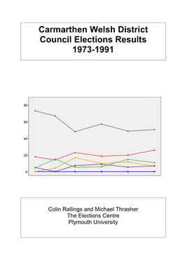 Carmarthen 1973-1991