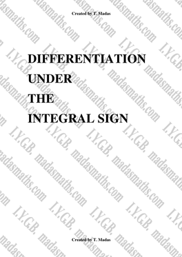 Differentiation Under the Integral Sign