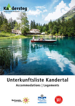 Kandersteg Kiental Eva Haberstich-Lobsiger, 3007 Bern Lilo Kerschbaumer, 3718 Kandersteg Angela Herrmann, 9500 Wil Therese Hämmerli, 3018 Bern Tel