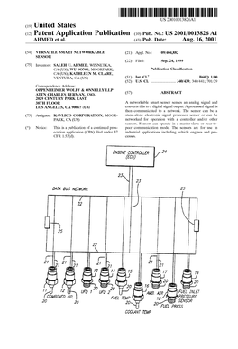 US 2001/0013826A1 AHMED Et Al