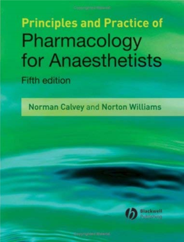 Principles and Practice of Pharmacology for Anaesthetists.Pdf