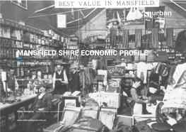 Mansfield Shire Economic Profile 2018