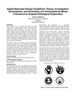 SIGCHI Conference Paper Format