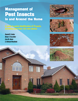 Management of Pest Insects in and Around the Home