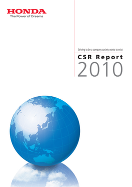 CSR Report 2010 Publication Policy