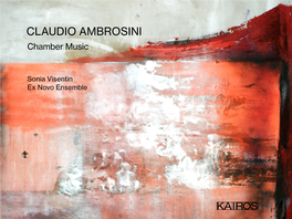 CLAUDIO AMBROSINI — Chamber Music