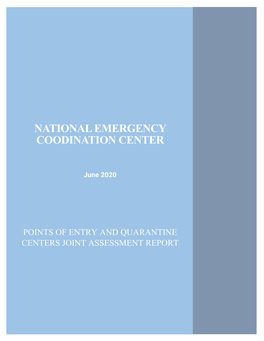 National Emergency Coodination Center