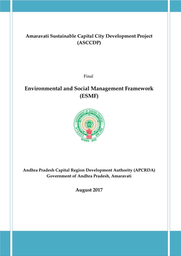 Environmental and Social Management Framework (ESMF)