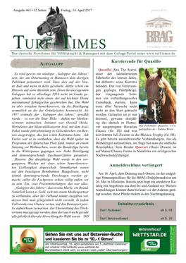 Turf-Times Newsletter Download