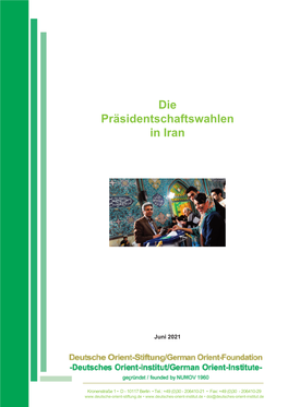 Die Präsidentschaftswahlen in Iran