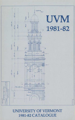 1981-1982 Undergraduate Catalogue