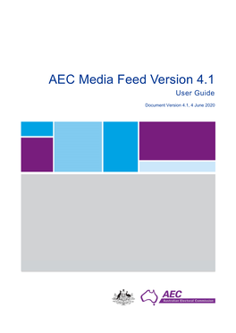 AEC Media Feed Version 4.1 User Guide