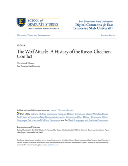 A History of the Russo-Chechen Conflict Christina E