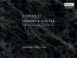 SORABJI SEQUENTIA CYCLICA Super Dies Irae Ex Missa Pro Defunctis