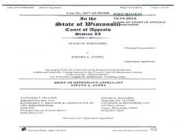 Case 2017AP002288 Brief of Appellant Filed 10-14-2019 Page 2 of 150