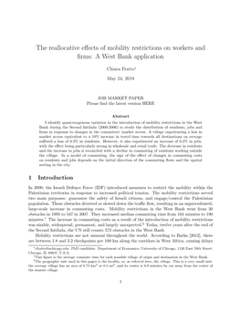 The Reallocative Effects of Mobility Restrictions on Workers and Firms: A